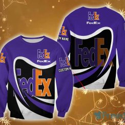 fedex Logo Brands Custom Name Seasonal 3D Sweatshirt For Men And Women Gift Christmas