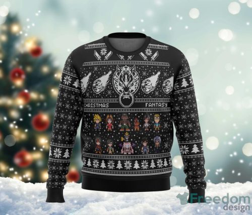 Final Fantasy VII Ugly Sweater Christmas Ugly Sweater For Holiday Xmas Family Gift Product Photo 1