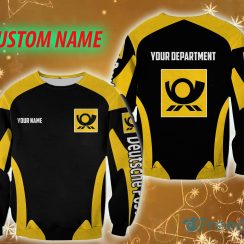 Fleece deutsche post Logo Brands Custom Name Outwear 3D Sweatshirt For Men And Women Gift Christmas
