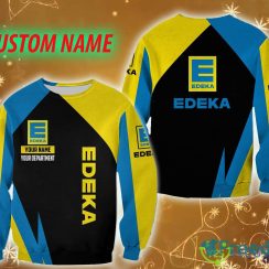 Fleece edeka Logo Brands Custom Name Fabric 3D Sweatshirt For Men And Women Gift Christmas