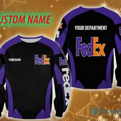Fleece fedex Logo Brands Custom Name Yuletide 3D Sweatshirt For Men And Women Gift Christmas