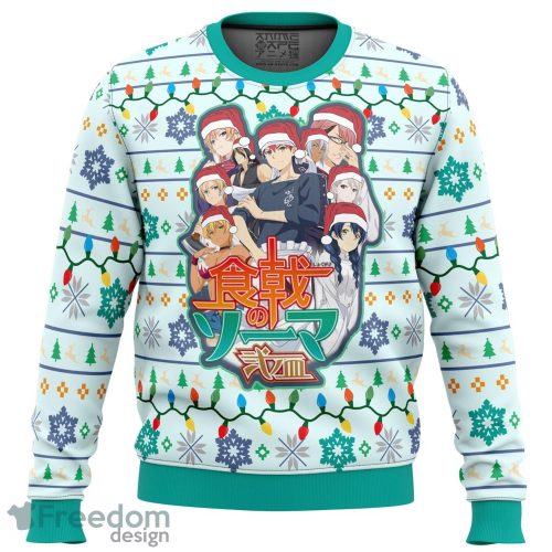 Food Wars Fight To Conquer Ugly Christmas Sweater Christmas Gift Product Photo 1