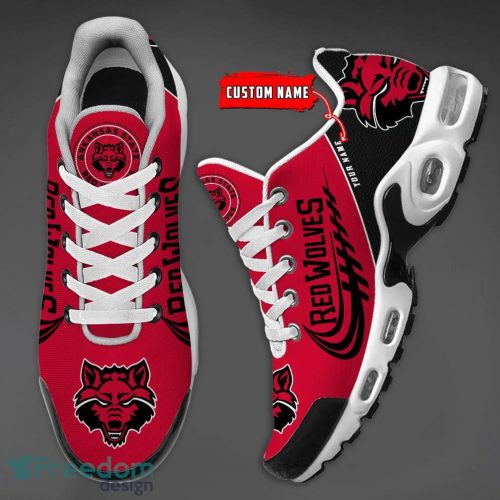 For Fans Ncaa Teams Arkansas State Red Wolves Personalized Name Air Cushion Sport Shoes Product Photo 3