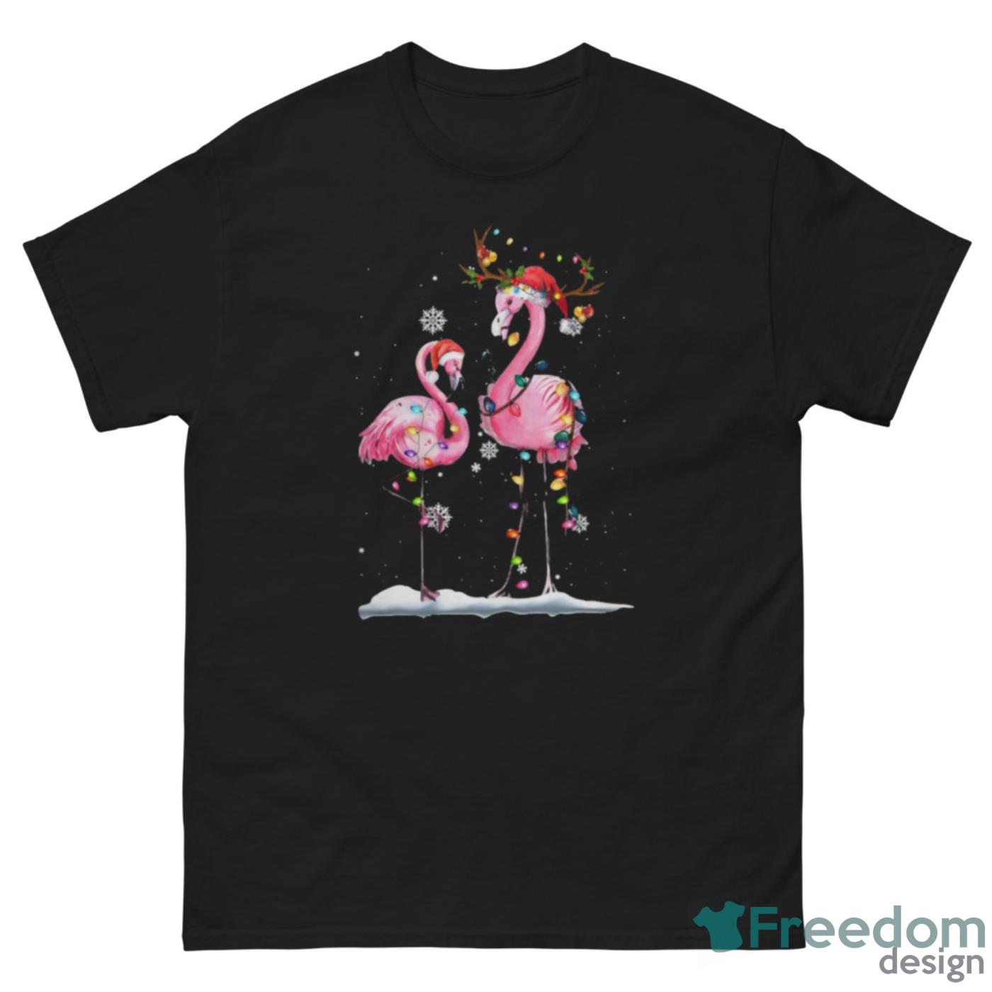 Funny Flamingo Light Christmas Shirt - G500 Men’s Classic Tee