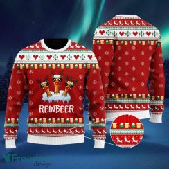 Funny Reinbeer Christmas Ugly Christmas Sweater Christmas Gift