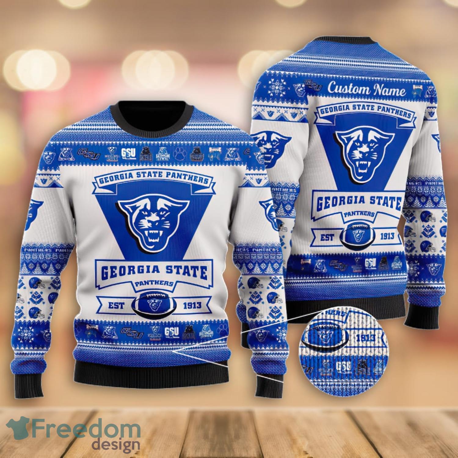 Miami Dolphins Christmas Reindeers Pattern Ugly Christmas Sweater -  Freedomdesign