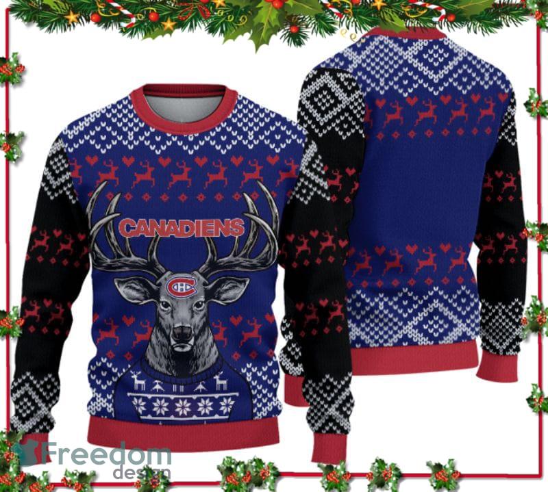 Buffalo Bills Teams Reindeer Knitted Sweater For Christmas - Freedomdesign