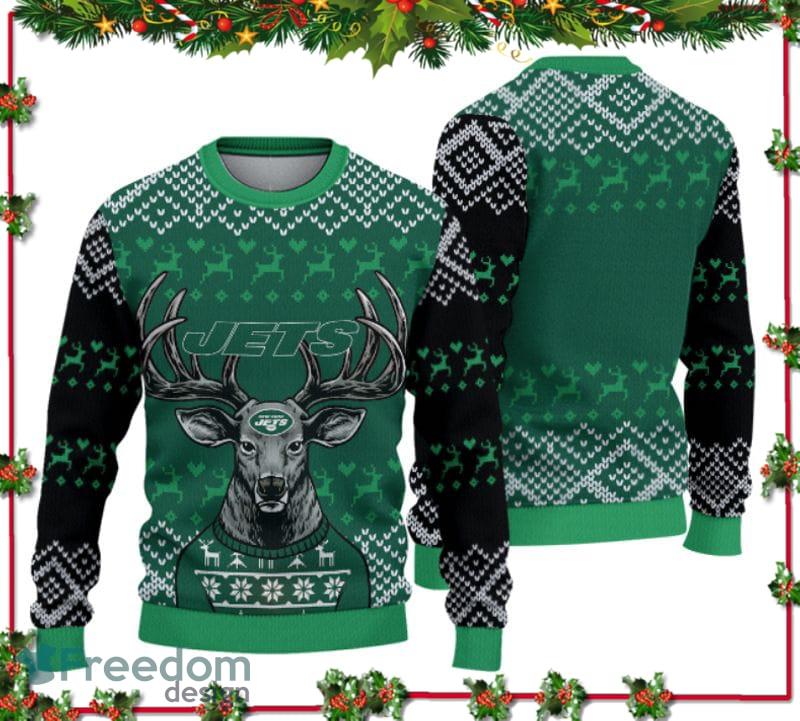 New York Jets Basic Pattern Knitted Sweater For Christmas - Freedomdesign