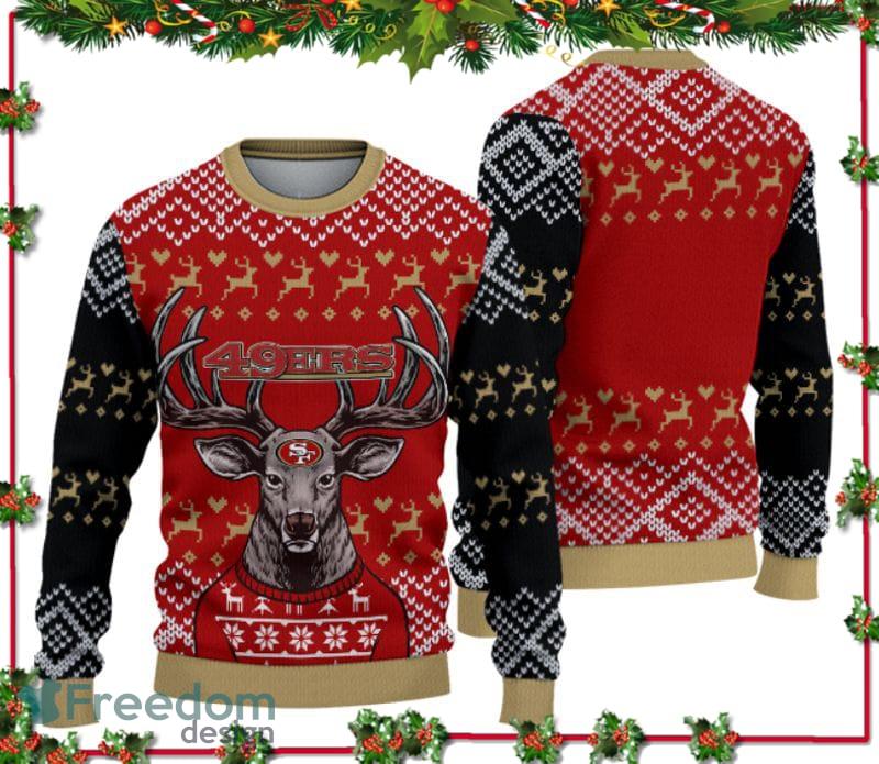 San Francisco 49ers Basic Knitted Sweater For Christmas - Freedomdesign