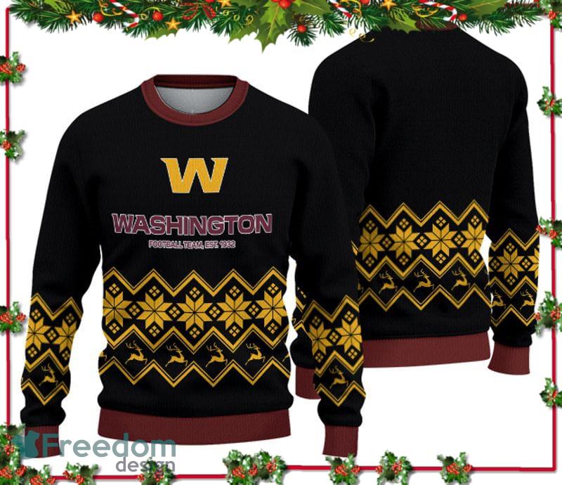 Custom Name Number NFL Washington Football Team Rugby Funny Ugly Sweater  Gift - Bring Your Ideas, Thoughts And Imaginations Into Reality Today