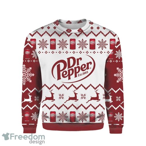 Gift For Dr Pepper Fans Merry Christmas Ugly Sweater Product Photo 1