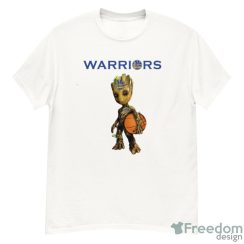 Golden State Warriors NBA Basketball Groot Marvel Guardians Of The Galaxy T Shirt