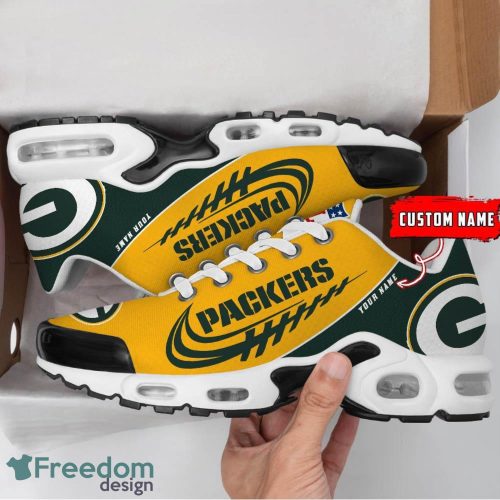 Green Bay Packers Air Cushion Sport Shoes Custom Name Gift For Men And Women Sport Fans Product Photo 2