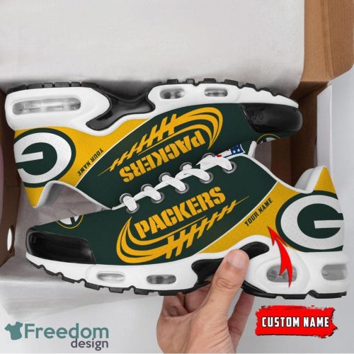 Green Bay Packers Custom Name Air Cushion Sport Shoes For Fans Product Photo 2