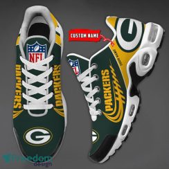 Green Bay Packers Custom Name Air Cushion Sport Shoes For Fans Product Photo 3