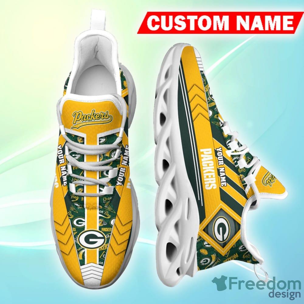 Green Bay Packers NFL Max Soul Shoes Gift For Sport's Fan - Freedomdesign