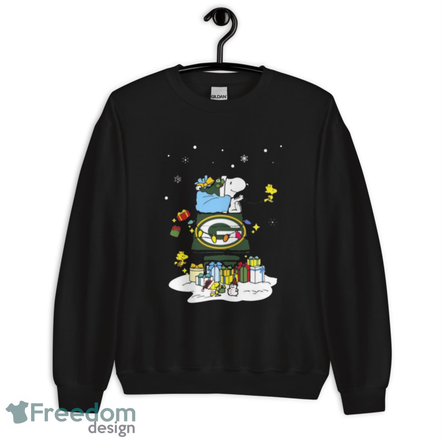 Green Bay Packers Santa Snoopy Wish You A Merry Christmas 2023 Shirt - Unisex Heavy Blend Crewneck Sweatshirt Green Bay Packers Santa Snoopy Wish You A Merry Christmas 2023 Shirt - Unisex Heavy Blend Crewneck Sweatshirt