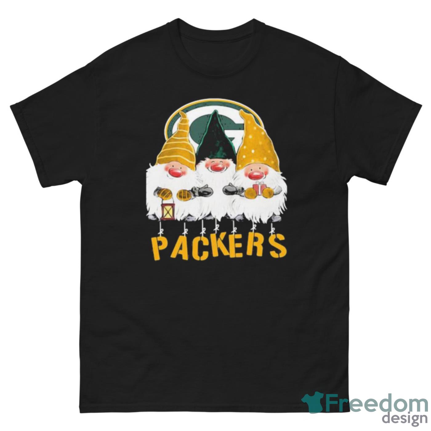 Green Bay Packers Team Gnomes Merry Christmas Shirt - G500 Men’s Classic Tee