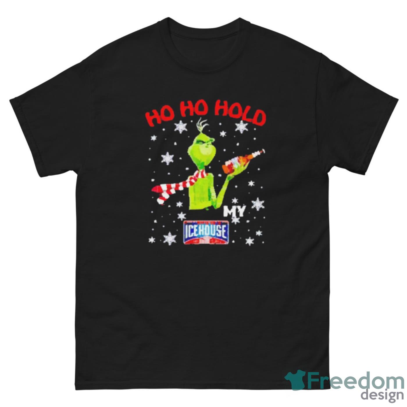 Grinch ho ho hold my Icehouse beer Christmas shirt - G500 Men’s Classic Tee