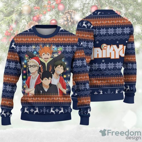 HAIKYUU Ugly Sweater Christmas Ugly Sweater For Holiday Xmas Family Gift Product Photo 1