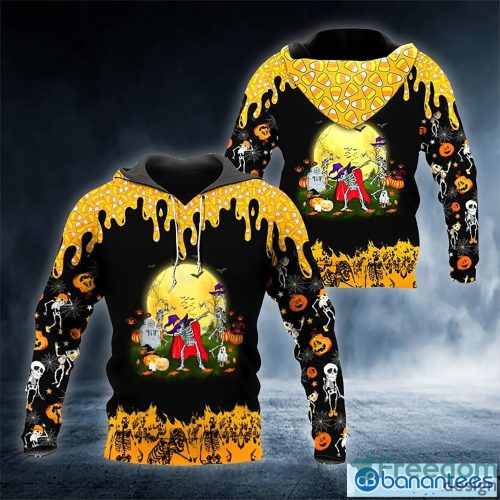 Halloween Dancing Skeleton Funny Dark Hoodie 3D For Men And Women - Halloween Dancing Skeleton Funny Dark Hoodie 3D For Men And Women