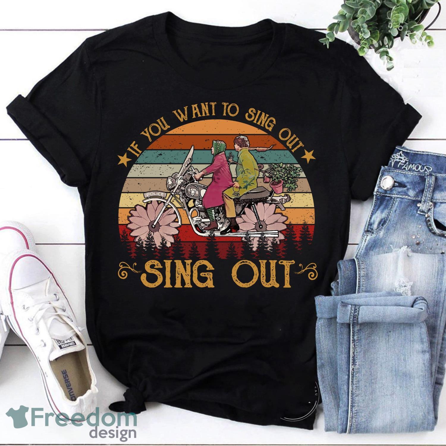 Harold And Maude If You Want To Sing Out Sing Out Vintage T-Shirt Product Photo 1