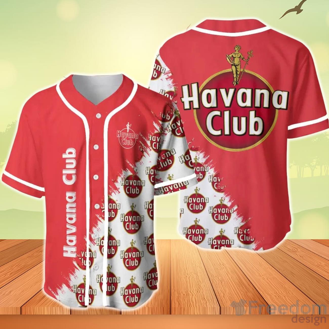 Havana Club Baby Yoda Baseball Jersey - Freedomdesign