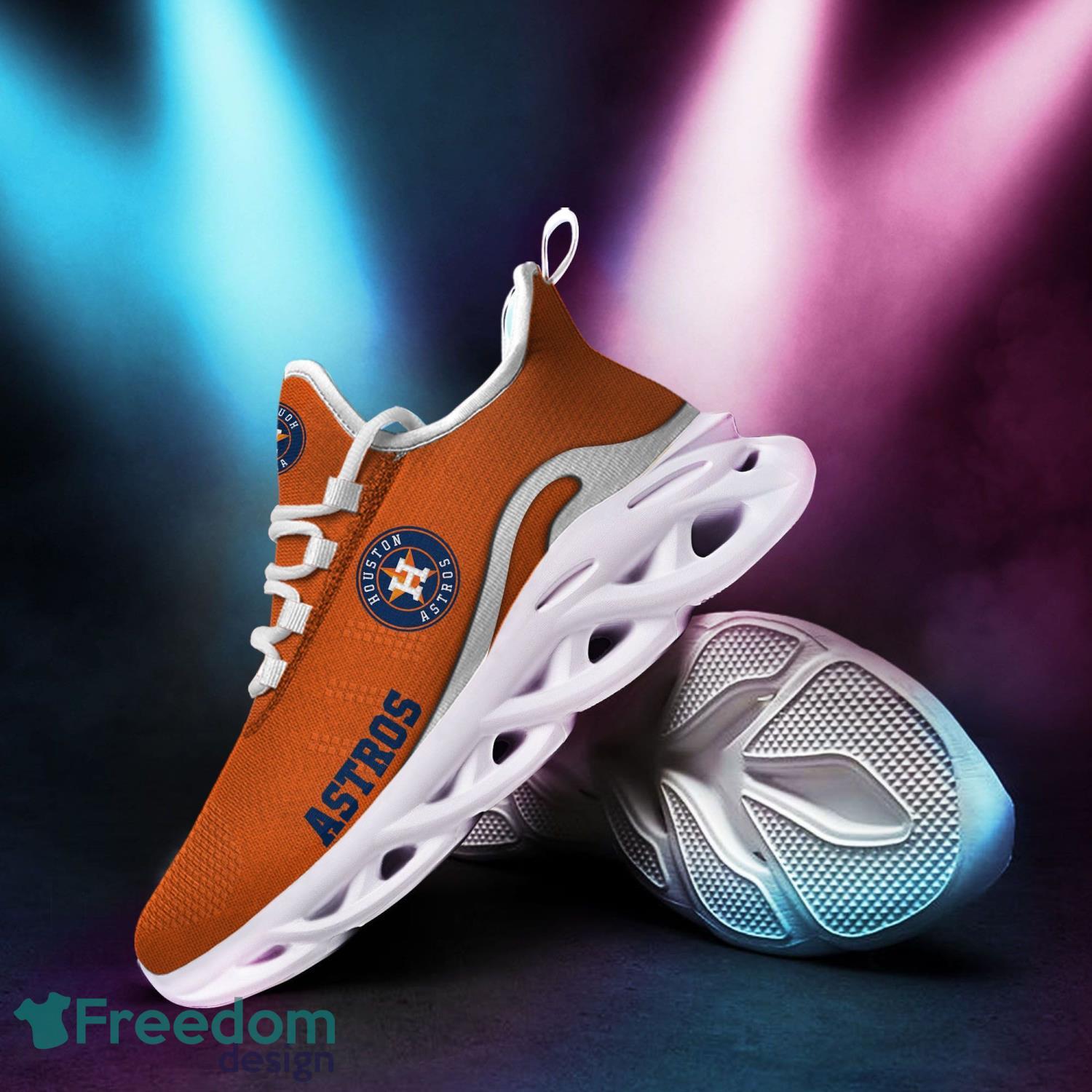 Houston Astros Max Soul Shoes Clunky Sneakers Sport Gift For Men Women Product Photo 2