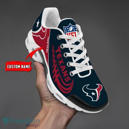 Houston Texans Custom Name Air Cushion Sport Shoes For Fans Product Photo 1