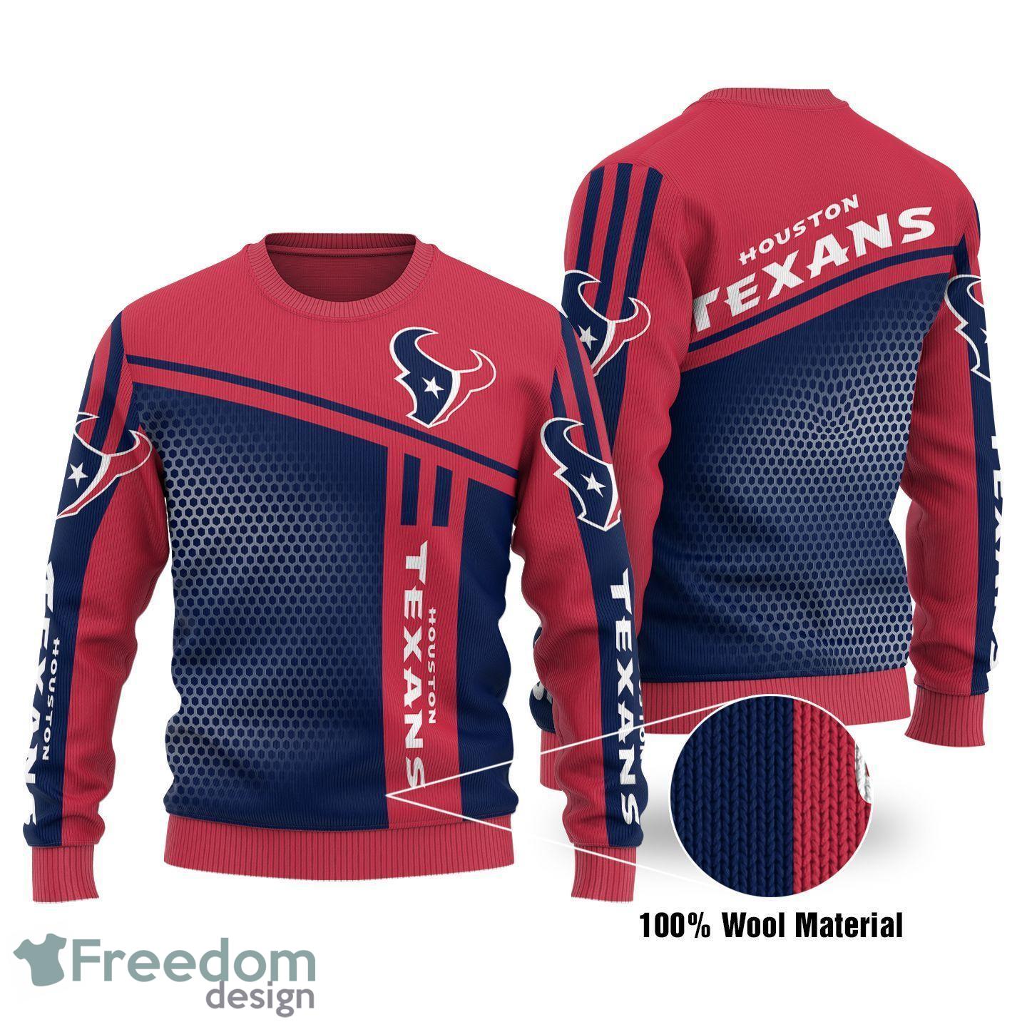 Houston Texans Fans Christmas Design Ugly Sweater Gift Men And Women -  Freedomdesign