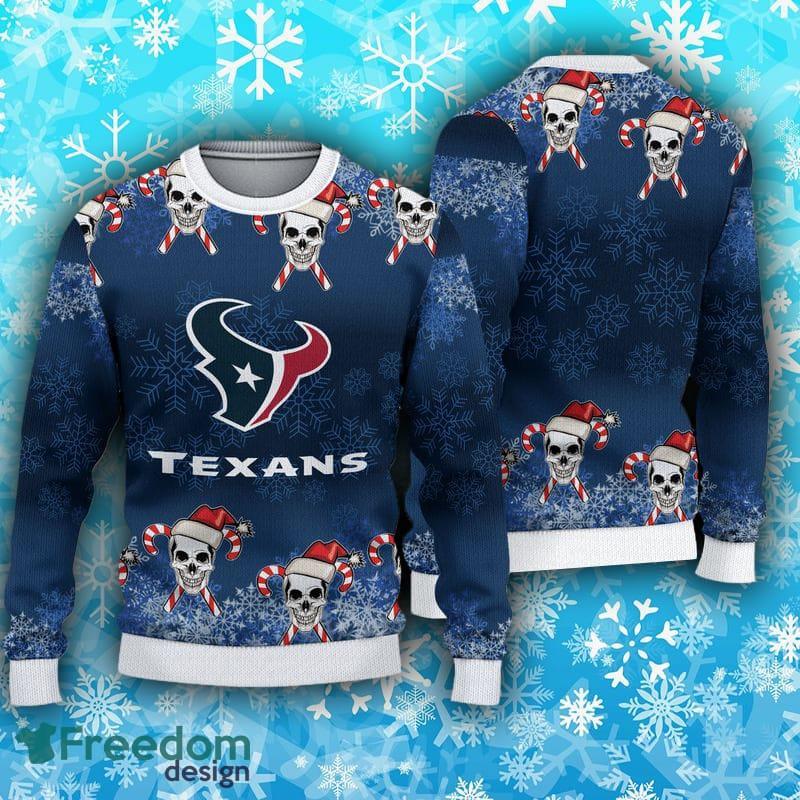 Christmas Gift Houston Texans Ho Ho Ho Christmas Funny Santa Claus Ugly  Christmas Sweater - Banantees