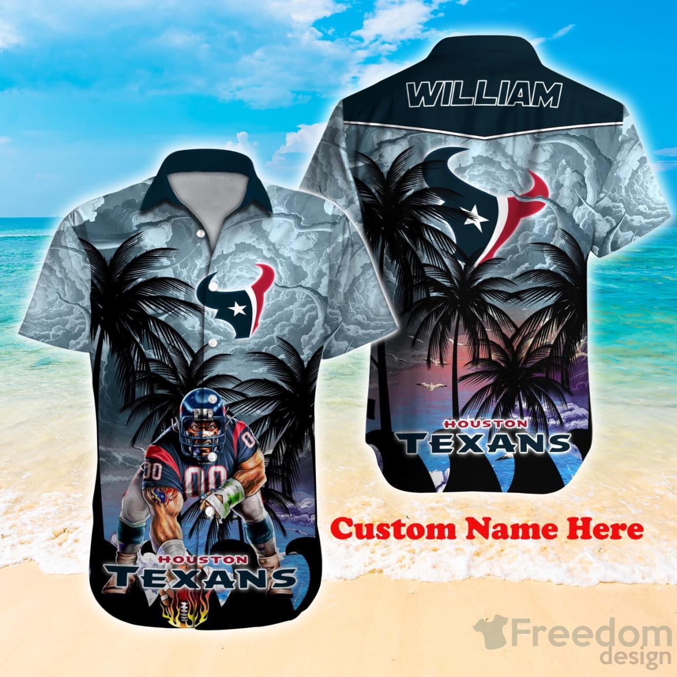 Houston Texans Hawaiian Shirt NFL Football Custom Name, 47% OFF