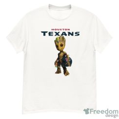 Houston Texans NFL Football Groot Marvel Guardians Of The Galaxy T Shirt