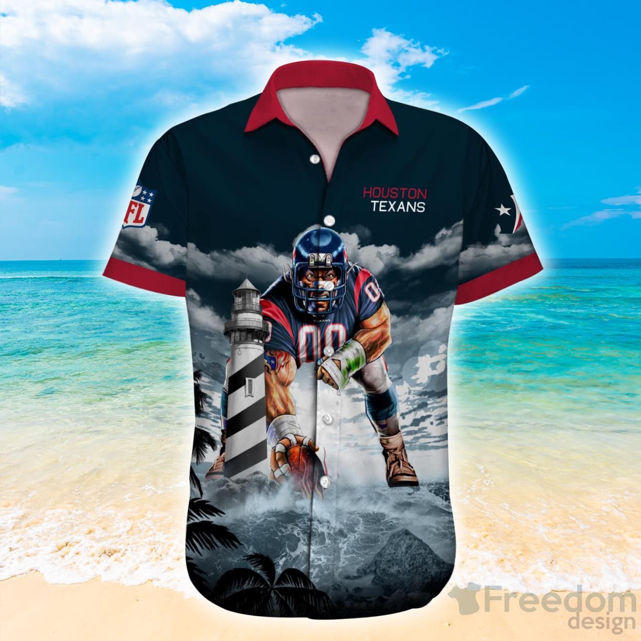 Houston Texans NFL Custom Name Hawaiian Shirt Special Gift For Men Women -  Freedomdesign