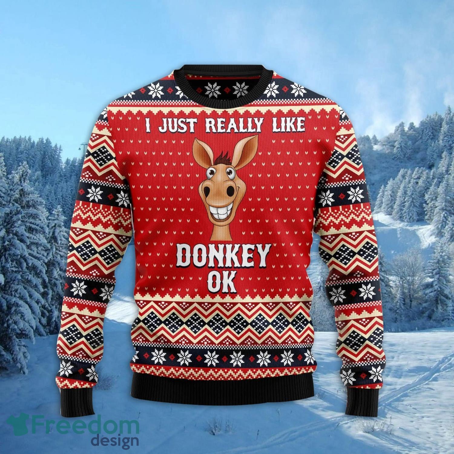 Donkey christmas outlet jumper