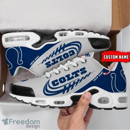 Indianapolis Colts Air Cushion Sport Shoes Custom Name Gift For Men And Women Sport Fans Product Photo 2