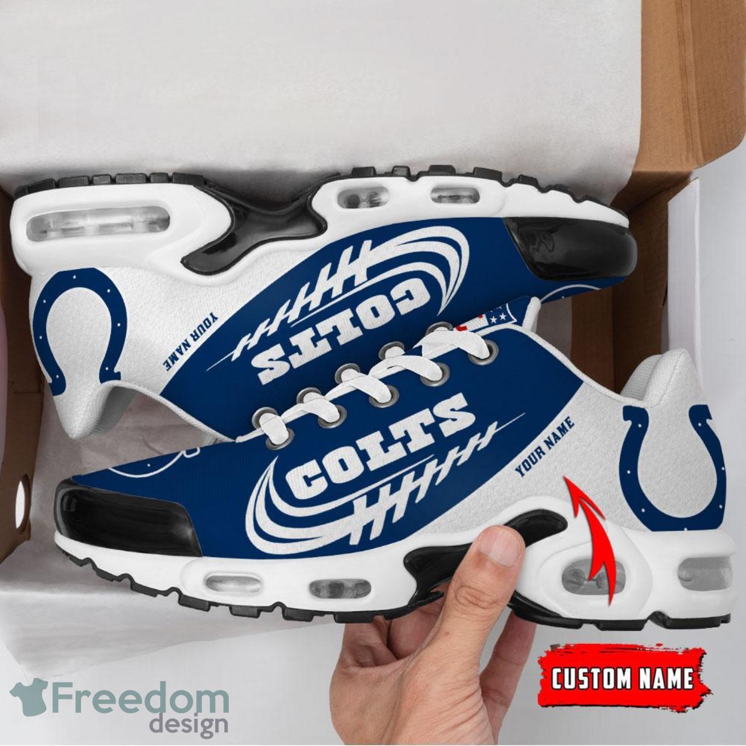 Indianapolis Colts Custom Name Air Jordan 11 Sneaker Shoes For Sport Fans -  Banantees