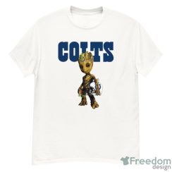 Indianapolis Colts NFL Football Groot Marvel Guardians Of The Galaxy T Shirt