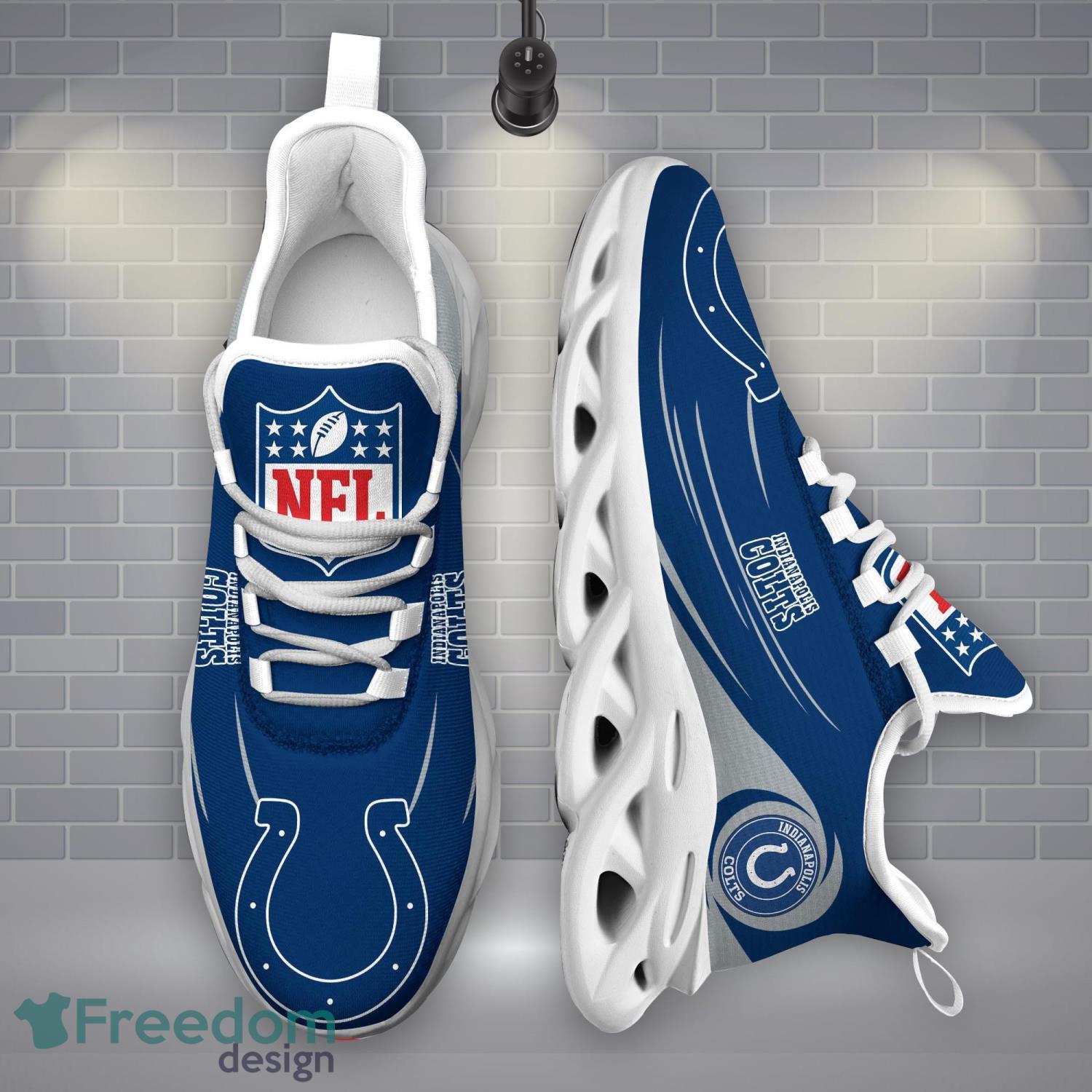 Indianapolis Colts NFLMax Soul Shoes New Sport Gift Running Sneakers Product Photo 2