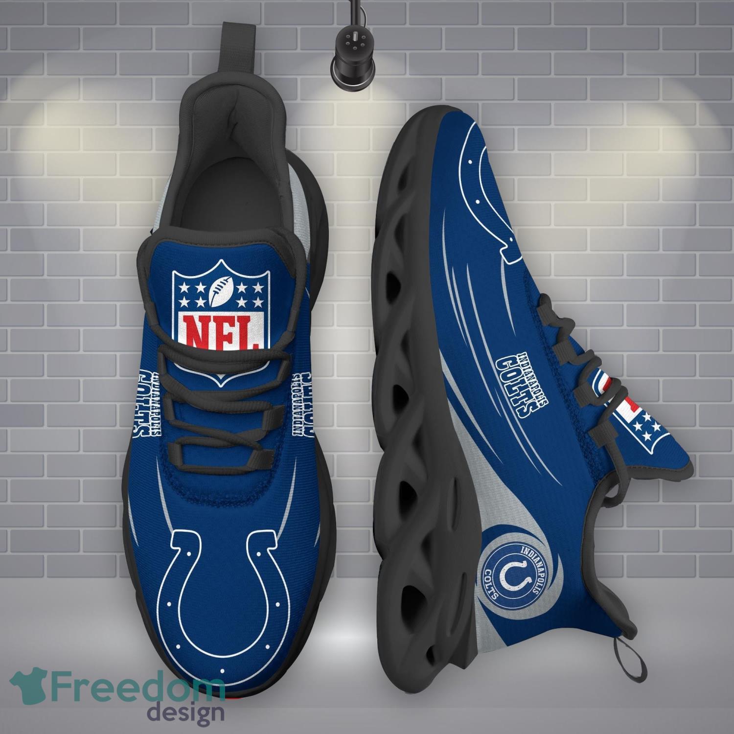 Indianapolis Colts NFLMax Soul Shoes New Sport Gift Running Sneakers Product Photo 1