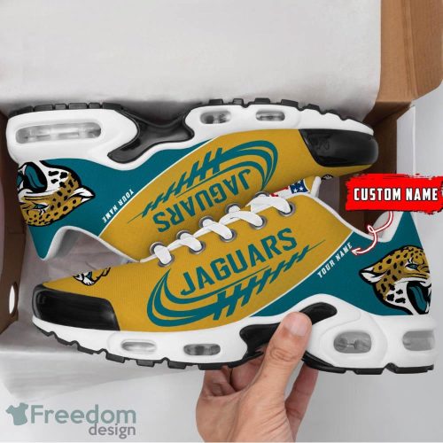 Jacksonville Jaguars Air Cushion Sport Shoes Custom Name Gift For Men And Women Sport Fans Product Photo 2