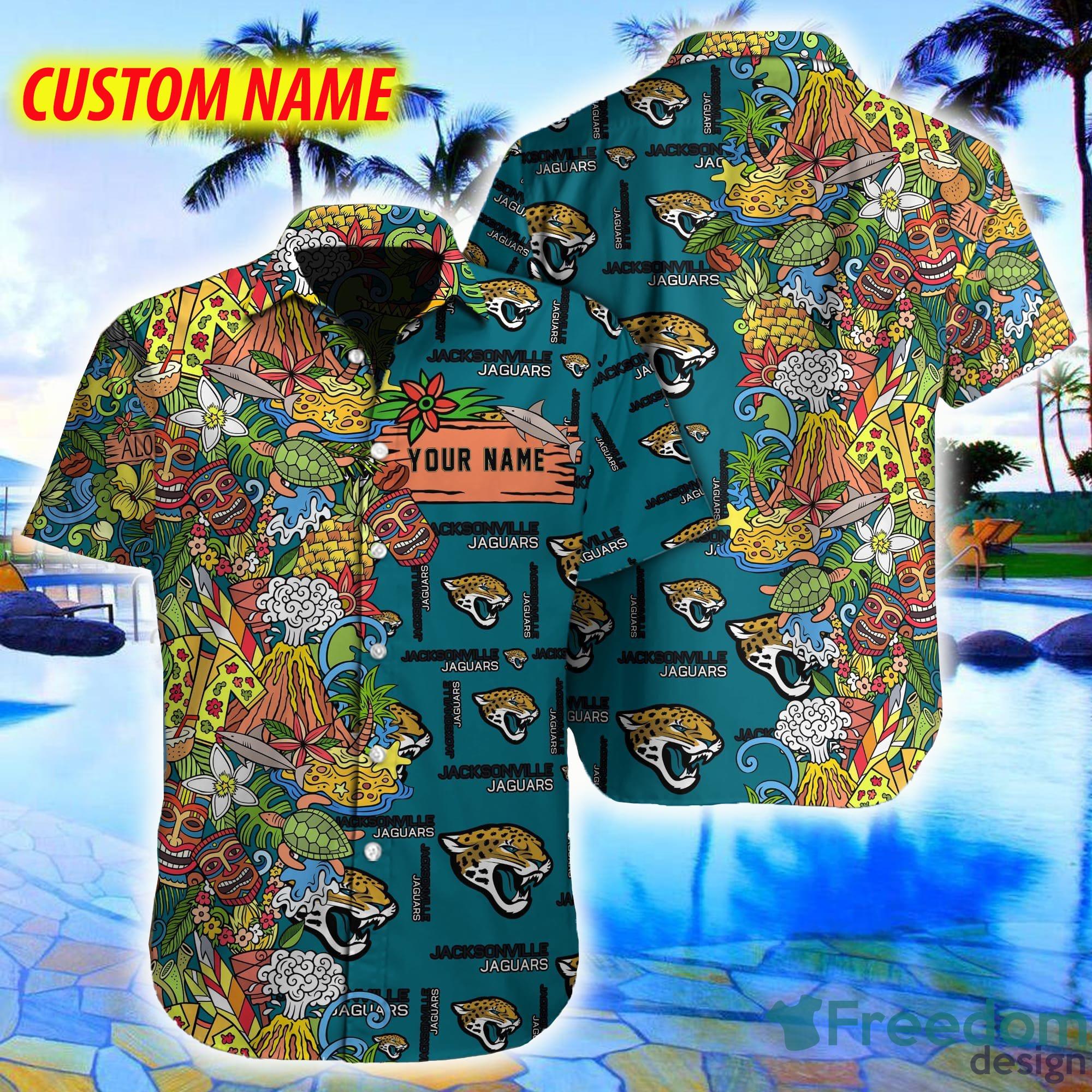 Jacksonville Jaguars NFL Custom Name Hawaiian Shirt For Men Women