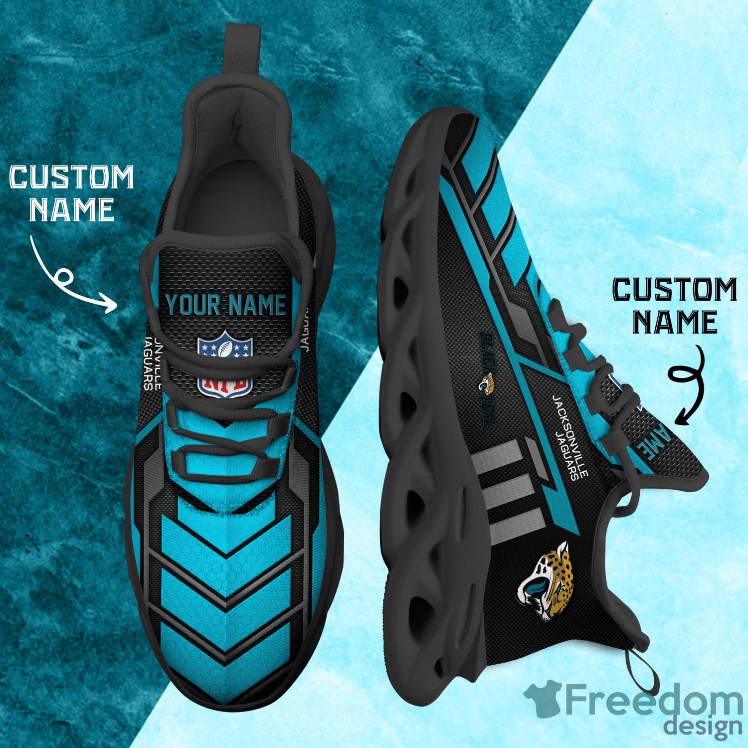 Jacksonville Jaguars NFL Ultra Custom Name Max Soul Shoes New Trend Running Sport Sneakers Product Photo 2