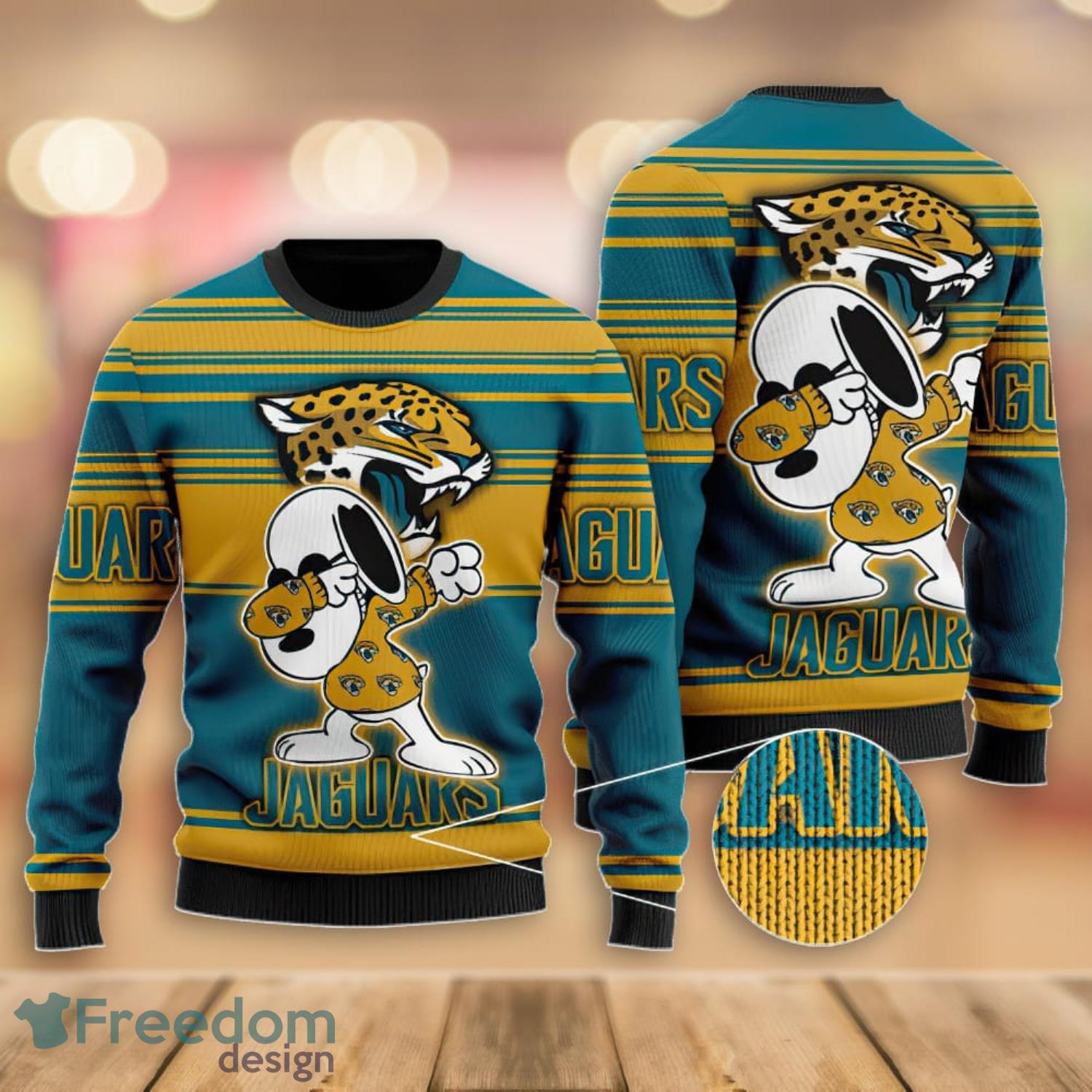 Jacksonville Jaguars NFL Ugly Stadiums Christmas 3D Zip Hoodie Custom  Number And Name - Freedomdesign