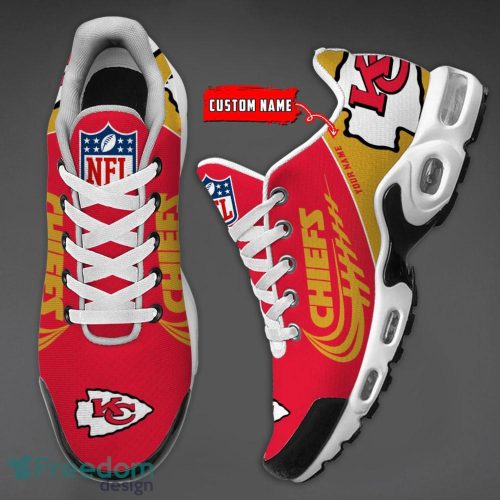 Kansas City Chiefs Custom Name Air Cushion Sport Shoes For Fans Product Photo 3