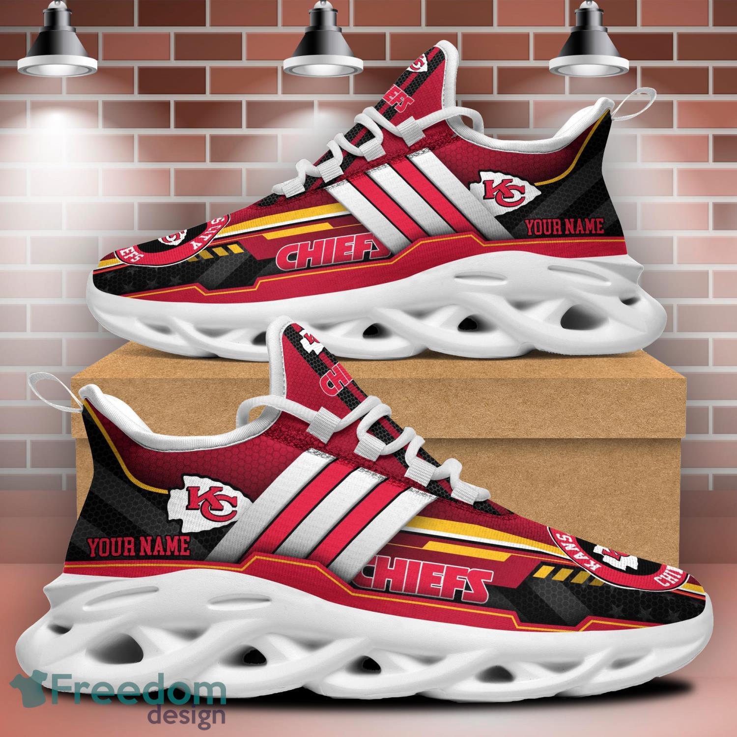 Kansas City Chiefs New Max Soul Clunky Sneaker Shoes V43 - Tana Elegant