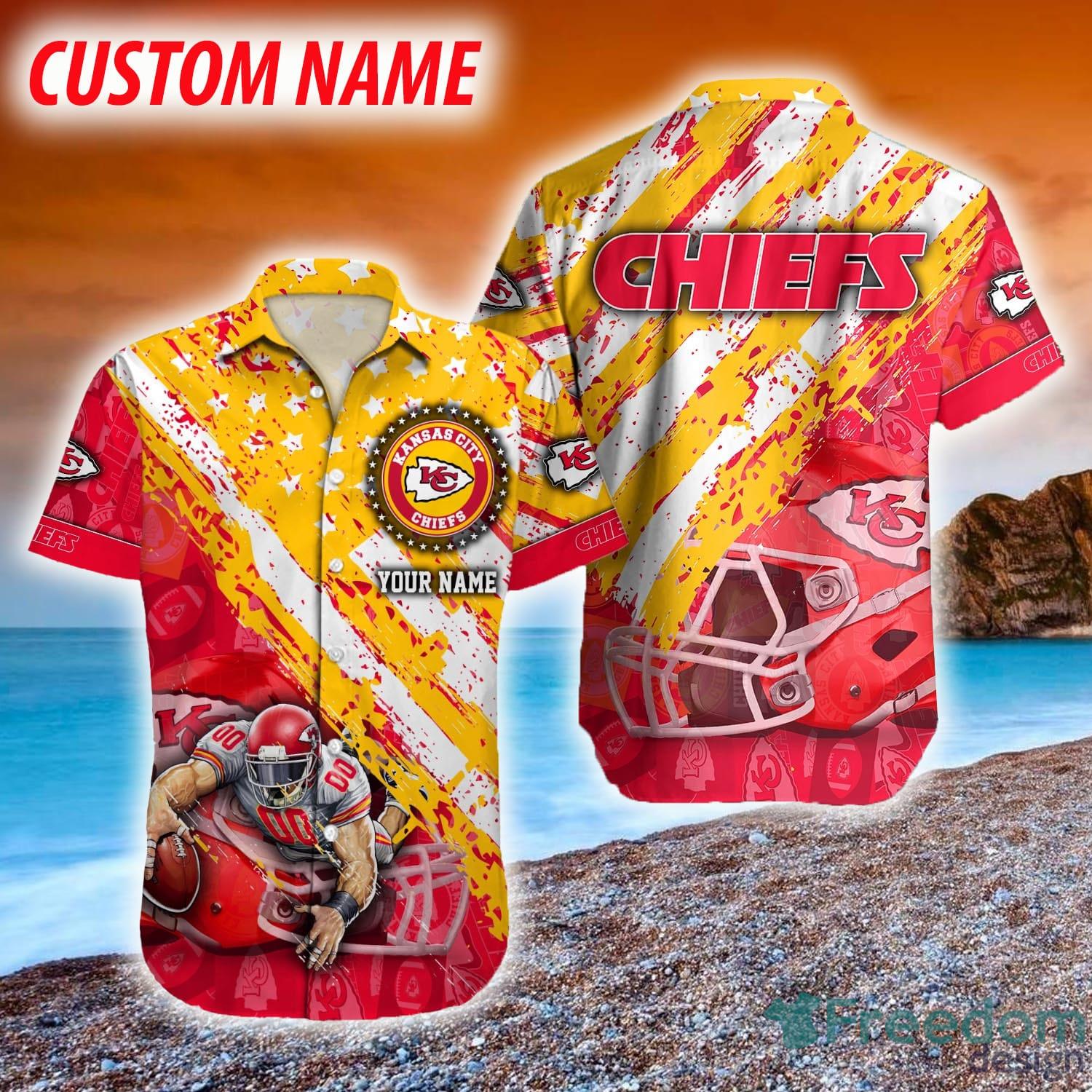 Kansas City Chiefs Custom Name And Number Baseball Jersey NFL Shirt Fan  Gifts