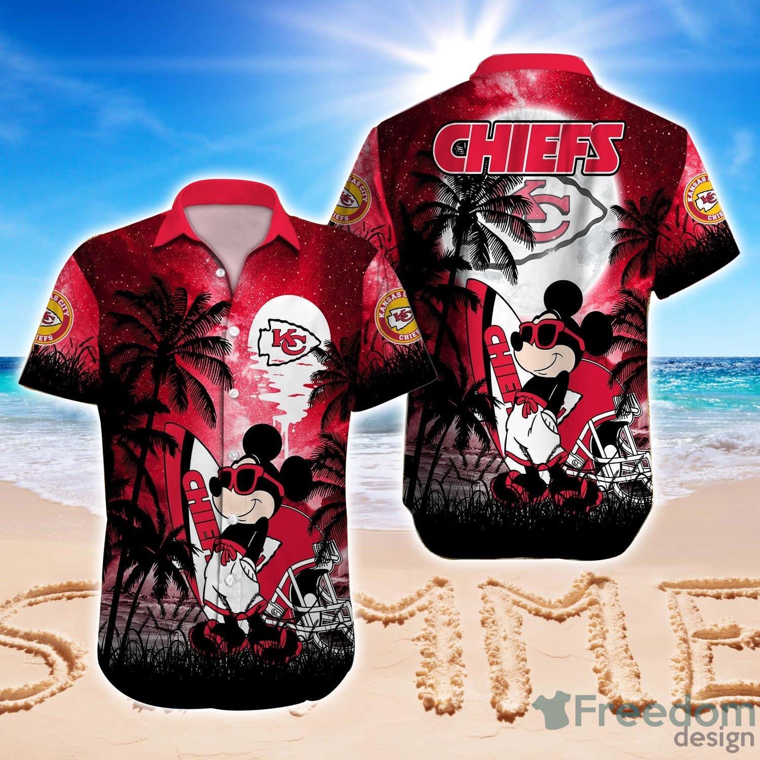 Cool Aloha Groot NFL Kansas City Chiefs Hawaiian Shirt Summer Beach Gift