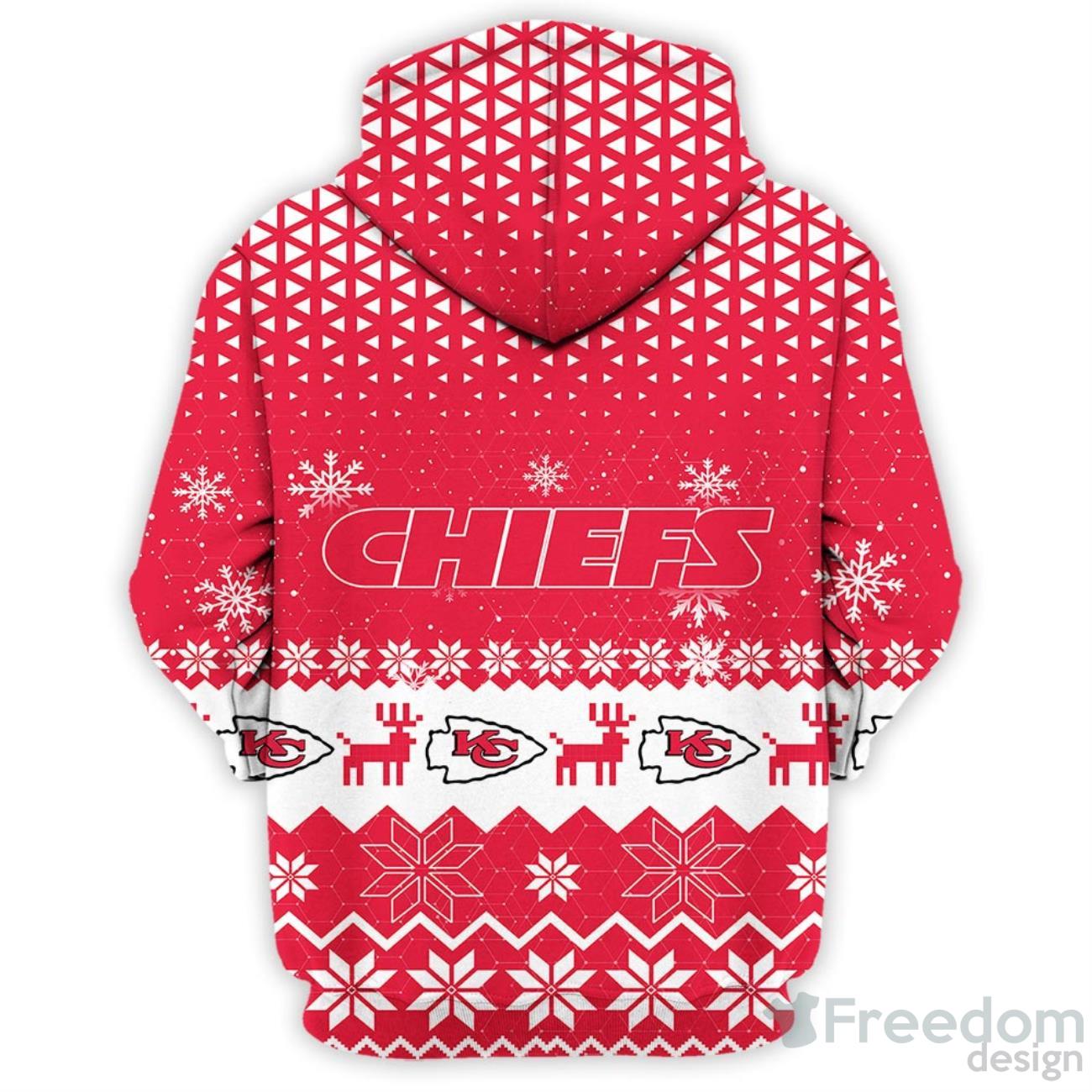 Kansas City Chiefs Red Hoodies Full Over Print - Freedomdesign