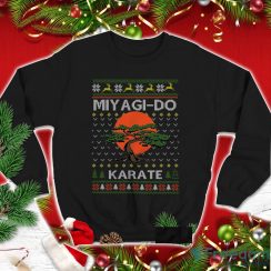 Karate Kid Sweatshirt Bonsai Tree Miyagi-Do Karate Shirt Christmas Xmas Gifts